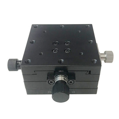 Xy Two Dimensional Manual Linear Stage Screw Driven Table Size 60 * 60