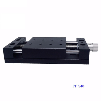 40mm / 80mm Travel X Axis Displacment Stage , Manual Linear Stage , Sliding Table
