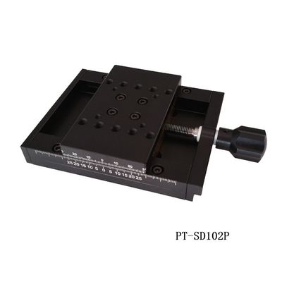 Optical Displacement Manual Linear Stage 100x60mm Platform
