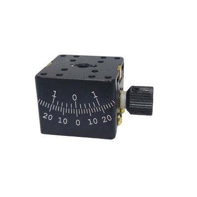 Small Miniature Goniometer Table 25mm X 25mm With Worm Gear