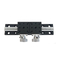 Gear Double Sliding Block Manual Linear Stage Rack And Pinion Stage 90mm Trip